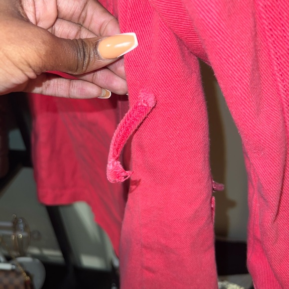 Shein Button Down Distressed Denim Dress - size small - Picture 4 of 6